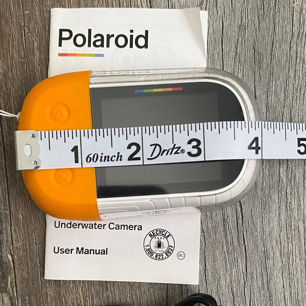 Polaroid Orange and White Underwater Camera